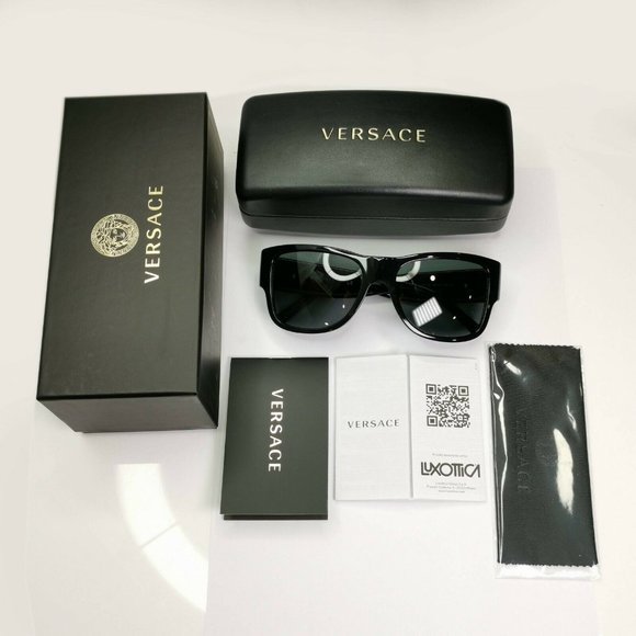 Versace Black Medusa Gold Women\'s Sunglasses main image 4